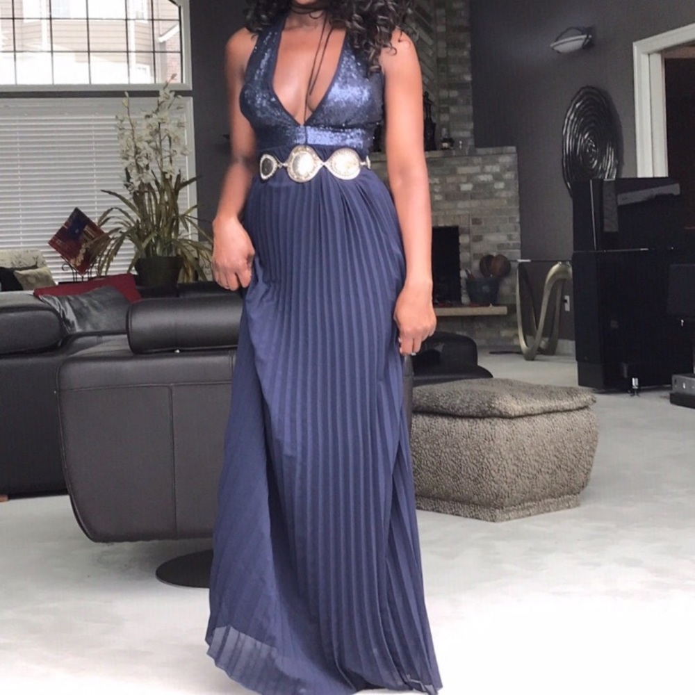 Blue Evening Gown